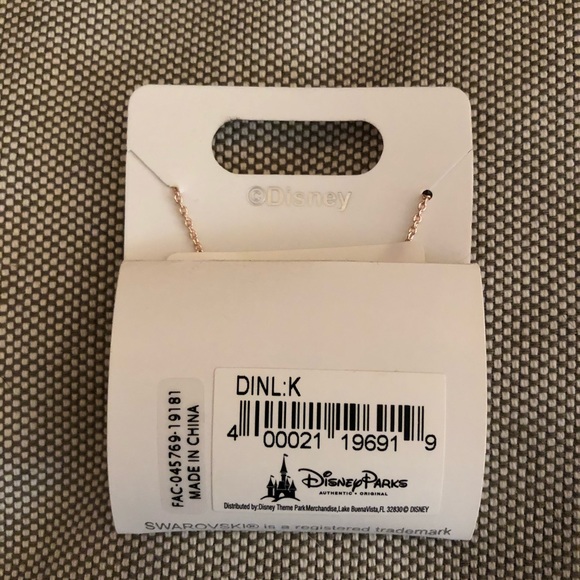 Disney Swarovski “k” initial necklace - Picture 2 of 3